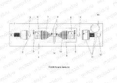 DRIVE TRAIN | DRIVE TRAIN, DRIVE SHAFT, REAR - A15SVA85AD (49ATVSHAFTDRIVERR1332642)