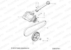 DRIVE TRAIN | DRIVE TRAIN, DRIVELINE - T20AAPHD/RHB ALL OPTIONS (C0513770-1)
