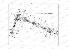 DRIVE TRAIN | DRIVE TRAIN, FRONT GEARCASE - A13MH76FF (49RGRTRANSINTL1332956)