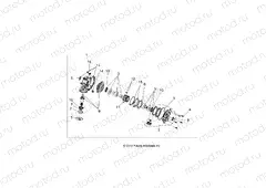 DRIVE TRAIN | DRIVE TRAIN, FRONT GEARCASE - A17SES57C1/C2/C7/SET57C1/C2