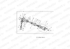 DRIVE TRAIN | DRIVE TRAIN, FRONT GEARCASE - A17SES57CL/EL (49ATVGEARCASE1333239)