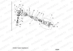 DRIVE TRAIN | DRIVE TRAIN, FRONT GEARCASE - A23SDE57P4 (102288)
