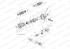 DRIVE TRAIN | DRIVE TRAIN, FRONT GEARCASE INTERNALS - A09ZN85/8X ALL OPTIONS (49ATVGEARCASEFWBD09SPXP550)