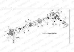 DRIVE TRAIN | DRIVE TRAIN, FRONT GEARCASE INTERNALS - R16RVAD1A1 (49RGRTRANSINTL13900XP)
