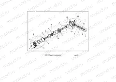 DRIVE TRAIN | DRIVE TRAIN, FRONT GEARCASE INTERNALS (TO 8/7/2017) - A18SVE95BR (101322)