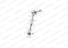 DRIVE TRAIN | DRIVE TRAIN, FRONT GEARCASE INTERNALS - Z15VCE87AT/AV (49RGRTRANS151000)