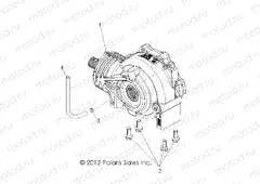 DRIVE TRAIN | DRIVE TRAIN, FRONT GEARCASE MOUNTING - A15DAH57EJ (49ATVGEARCASEMTG14325)