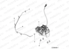 DRIVE TRAIN | DRIVE TRAIN, FRONT GEARCASE MOUNTING - D20BBP99A4/B4/FP99A4 (C700426-1)