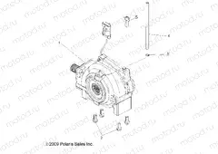 DRIVE TRAIN | DRIVE TRAIN, FRONT GEARCASE MOUNTING - R10VH76 ALL OPTIONS/VY76AZ (49RGRGEARCASEMTG10RZR)