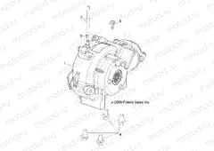 DRIVE TRAIN | DRIVE TRAIN, FRONT GEARCASE MOUNTING - R15RMA32AA/AJ (49RGRGEARCASEMTG10450)