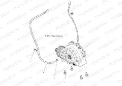 DRIVE TRAIN | DRIVE TRAIN, FRONT GEARCASE MOUNTING - R16RGE99A7/AE/AV (49RGRGEARCASEMTG14RZR1000)