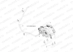 DRIVE TRAIN | DRIVE TRAIN, FRONT GEARCASE MOUNTING - R16RVAD1A1 (49BRUTUSGCFRTMTG13)