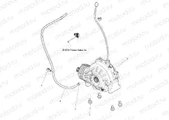 DRIVE TRAIN | DRIVE TRAIN, FRONT GEARCASE MOUNTING - Z15VBA87AJ/LJ/E87AK/AM/AT/LT/AL/AV (49RGRGEARCASEMTG15RZR900)