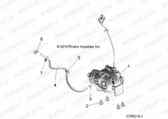 DRIVE TRAIN | DRIVE TRAIN, FRONT GEARCASE MOUNTING - Z19VBA87A2/E87AG/AK/LG (C700216-1)