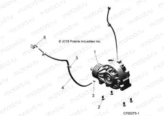 DRIVE TRAIN | DRIVE TRAIN, FRONT GEARCASE MOUNTING - Z20NAE99AC/AL/AN/BC/BL/BN/K99AF/AK/BF/BK/M99AL (C700275-1)
