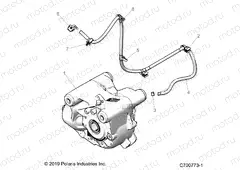 DRIVE TRAIN | DRIVE TRAIN, FRONT GEARCASE MOUNTING - Z20P4L92AG/AP/BG/BP/LG (C700773-1)
