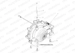 DRIVE TRAIN | DRIVE TRAIN, FRONT GEARCASE - R13HR76AG/AR (49RGRTRANS106X6)