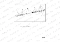 DRIVE TRAIN | DRIVE TRAIN, FRONT HALF SHAFT - G20GAB99FM/BCM (702226)