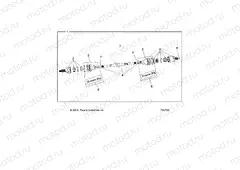 DRIVE TRAIN | DRIVE TRAIN, FRONT HALF SHAFT - G20GMD99AP/AG/BP/BG (702709)