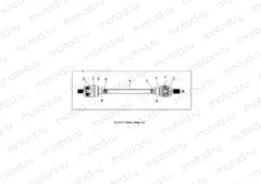 DRIVE TRAIN | DRIVE TRAIN, FRONT HALF SHAFT - R16RGE99A7/AE/AV (49RGRSHAFTDRV15RZR900)