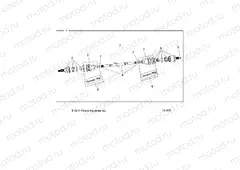 DRIVE TRAIN | DRIVE TRAIN, FRONT HALF SHAFT - Z20ASE99AH/LH (701876)