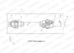 DRIVE TRAIN | DRIVE TRAIN, FRONT PROP SHAFT - A17SES57C1/C2/C7/CL/E1/E2/E7/EL/SET57C1/C2/E1/E2