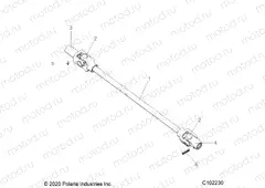 DRIVE TRAIN | DRIVE TRAIN, FRONT PROP SHAFT - A20S6E57A1/3A1 (C102230)