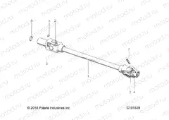 DRIVE TRAIN | DRIVE TRAIN, FRONT PROP SHAFT - A23SDE57P4 (C101539)