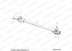 DRIVE TRAIN | DRIVE TRAIN, FRONT PROP SHAFT - A23SEA57F1/T57C1/C2/F1 (C0211414-3)