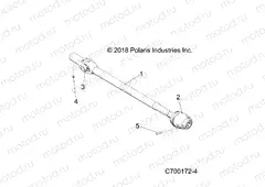 DRIVE TRAIN | DRIVE TRAIN, FRONT PROP SHAFT - G20G4P99AX/LX (C700172-4)