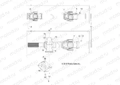 DRIVE TRAIN | DRIVE TRAIN, FRONT PROP SHAFT - R13WH90DG (49RGRSHAFTPROP11DCREW)