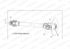 DRIVE TRAIN | DRIVE TRAIN, FRONT PROP SHAFT - R15RMAEGJ/GC/EJ (49LEVSHAFTPROP10SDW)