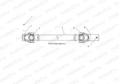 DRIVE TRAIN | DRIVE TRAIN, FRONT PROP SHAFT - R23MAE57DX (49RGRSHAFTPROP14570)