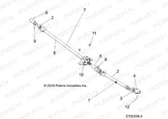 DRIVE TRAIN | DRIVE TRAIN, FRONT PROP SHAFT - Z20A5K87BG (C700298-2)