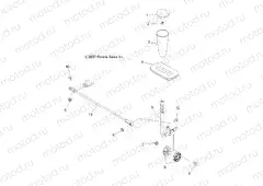 DRIVE TRAIN | DRIVE TRAIN, GEAR SELECTOR - A09BG50AA (49ATVGEARSELECT07SCRM)