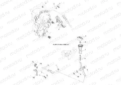 DRIVE TRAIN | DRIVE TRAIN, GEAR SELECTOR - R13XE76AD/EAI (49ATVGEARSELECT13RZR4)