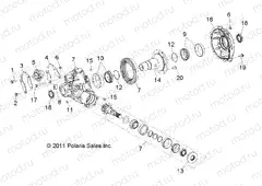 DRIVE TRAIN | DRIVE TRAIN, GEARCASE, CARRIER, INTERNAL COMPONENTS - R13VH76AC/AD/AN/AS/EAI (49RGRGEARCASERR12RZR)