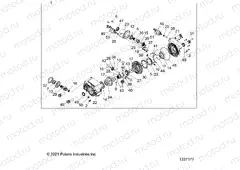 DRIVE TRAIN | DRIVE TRAIN, GEARCASE, FRONT, INTERNALS - Z22RME2KAG/BG/K2KAN/BN (N/A)