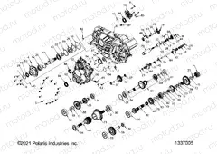 DRIVE TRAIN | DRIVE TRAIN, GEARCASE, MAIN, INTERNALS - Z22RME2KAG/BG/K2KAN/BN (1337005)