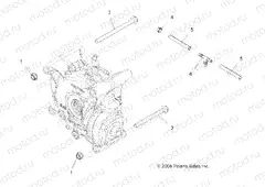 DRIVE TRAIN | DRIVE TRAIN, GEARCASE MOUNTING - A15SXE85FI (49ATVGEARCASEMTGRR09SPXP550)