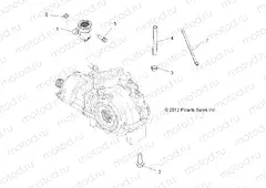 DRIVE TRAIN | DRIVE TRAIN, GEARCASE MOUNTING, FRONT - A15SXE85FI (49ATVGEARCASEMTG13SP850F)