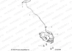 DRIVE TRAIN | DRIVE TRAIN, GEARCASE MOUNTING, FRONT - A20SLZ95AE (C102338)