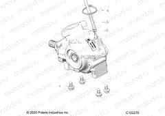 DRIVE TRAIN | DRIVE TRAIN, GEARCASE MOUNTING, FRONT - A22SYE95KP (C102275)