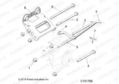 DRIVE TRAIN | DRIVE TRAIN, GEARCASE MOUNTING, REAR - A20SGE95AK (C101708)