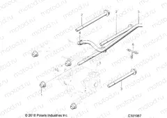 DRIVE TRAIN | DRIVE TRAIN, GEARCASE MOUNTING, REAR - A20SXD95A9/E95AG (C101987)