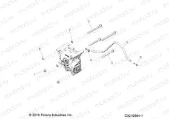 DRIVE TRAIN | DRIVE TRAIN, GEARCASE MOUNTING, REAR - A20SYE95KH (C0210884-1)