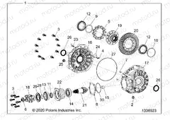DRIVE TRAIN | DRIVE TRAIN, GEARCASE, REAR - Z22RME2KAG/BG/K2KAN/BN (1336923)