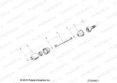 DRIVE TRAIN | DRIVE TRAIN, HALF SHAFT, REAR - Z20CHA57A2/E57AM (C701042-1)