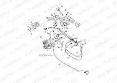 DRIVE TRAIN | DRIVE TRAIN, HYDROSTAT MOUNTING AND LINES - D18B3/4PD1AJ (49BRUTUSHYDROSTAT15)