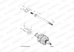 DRIVE TRAIN | DRIVE TRAIN, JACKSHAFT and DRIVESHAFT - S20ELS8PS ALL OPTIONS (600715)